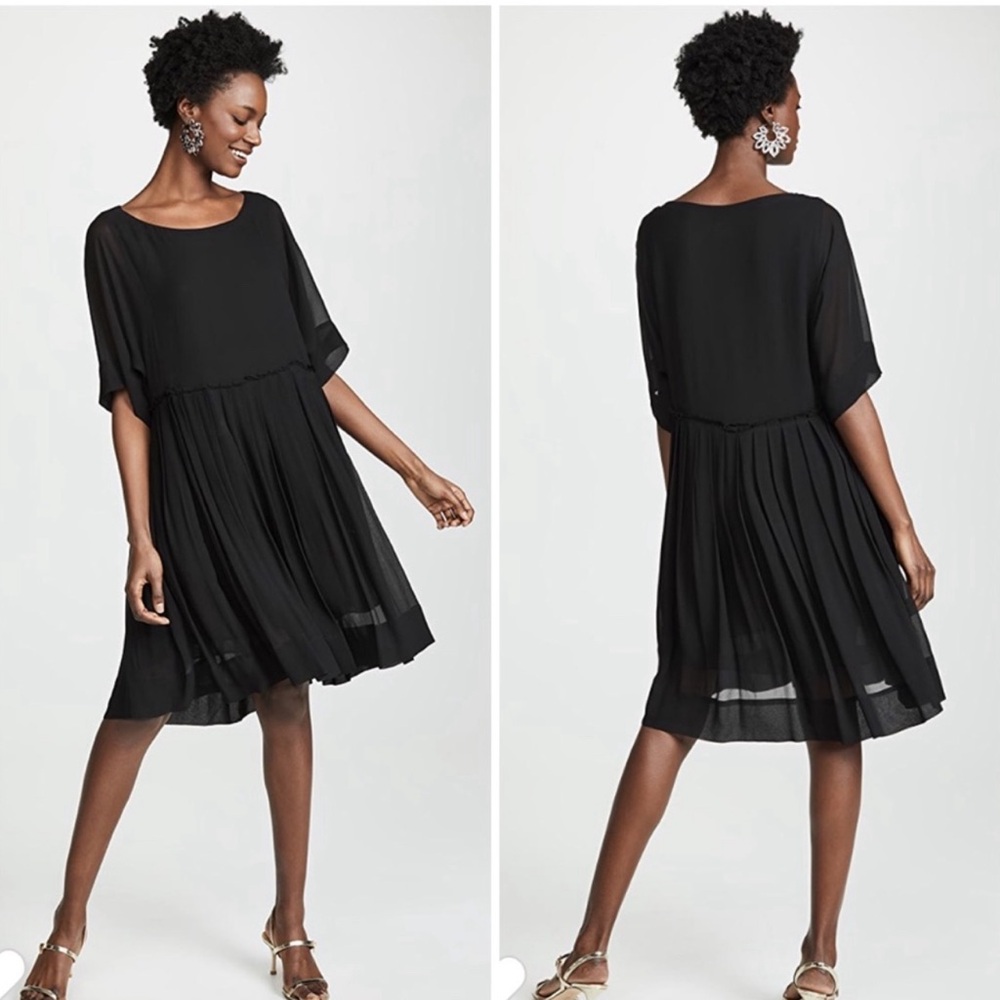 Hatch Black Chiffon Dress